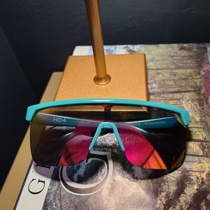 SPY FLYNN 5050 Sunglasses with Teal Frame